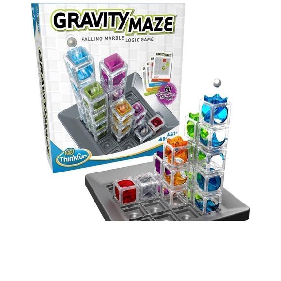 ThinkFun Gravity Maze Marble Run Brain Game and STEM Toy for Boys and Girls Age - Picture 1 of 6